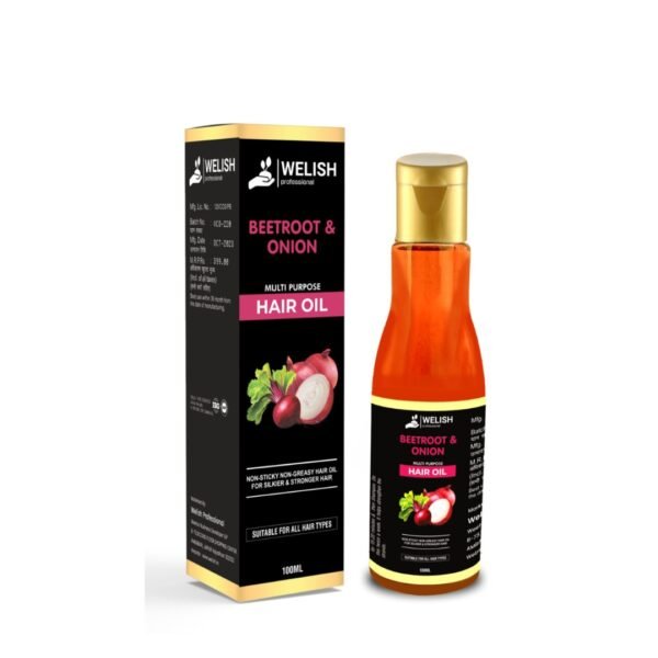 Beetroot & Onion Hair Oil for Hair Growth, Hair Fall Control & Hair Strengthening - 100ml
