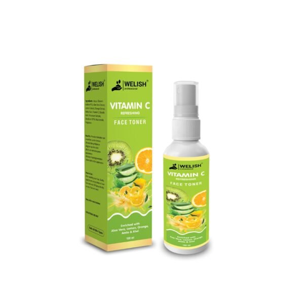 Vitamin C Face Toner for Brightening, Even-Toned, and Glowing Skin - 20% Pure L-Ascorbic Acid - 100ml