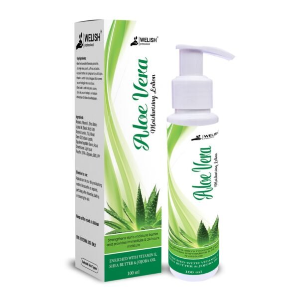Aloe Vera Moisturizing Lotion for Soft, Smooth, and Hydrated Skin - 100% Pure & Natural - 100ml